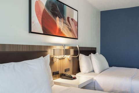 In-room safe, desk, laptop workspace, blackout drapes