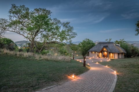 Front of property - evening/night