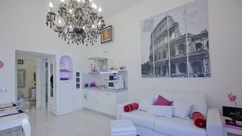 Apartment, 1 Bedroom | Living area | Flat-screen TV