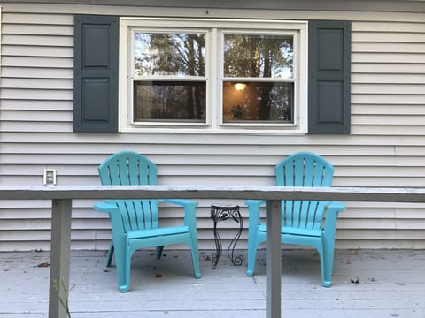 relax outside when weather permits