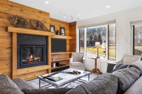 Living Room with Fireplace