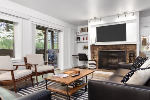 Living Room with Fireplace