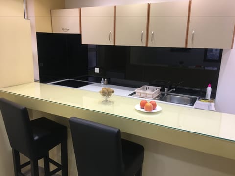 Comfort Studio, Balcony, River View | Private kitchenette