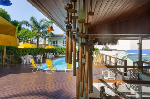 Indoor pool, sun loungers