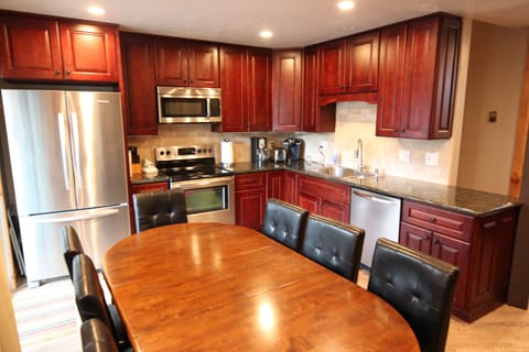 Kitchen and dining area