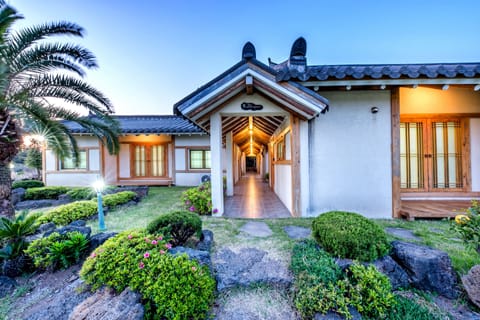 Front of property - evening/night