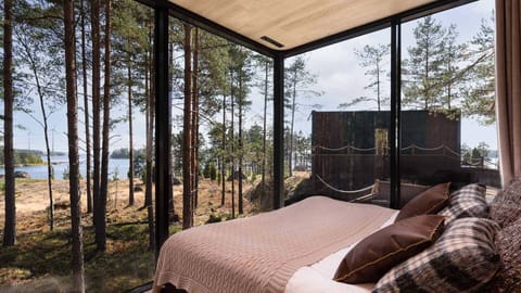 Santa Glass Villa with private hot tub | View from room
