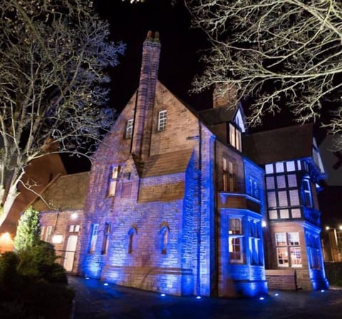 Front of property - evening/night