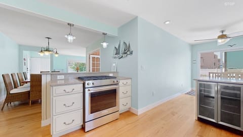 Open concept kitchen area