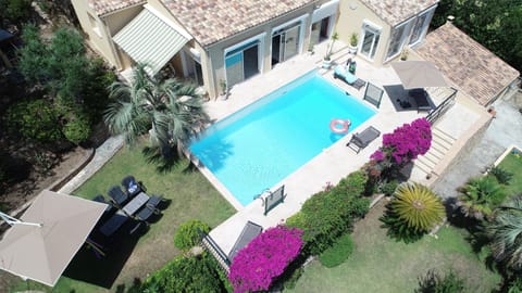 Bird's eye view of the pool
