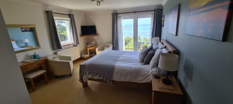 Deluxe Double Room, Ocean View (Castle View) | Egyptian cotton sheets, premium bedding, individually decorated