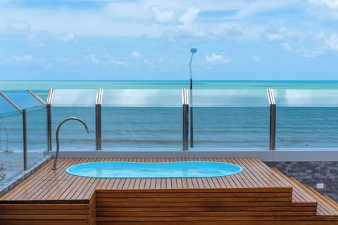Superior Penthouse, 3 Bedrooms, Ocean View | Living area | Flat-screen TV