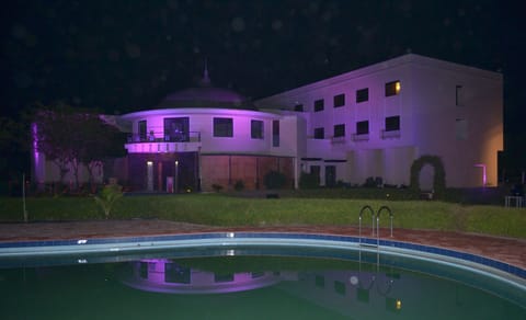 Front of property - evening/night