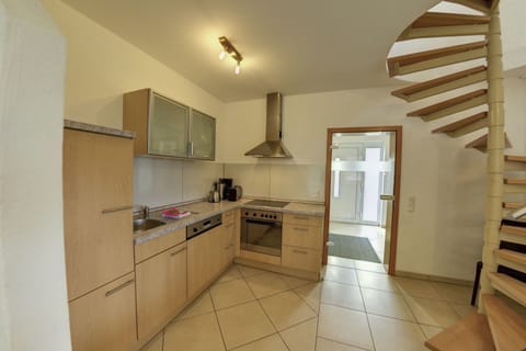 Apartment (2 House 41) | Private kitchen | Fridge, microwave, oven, stovetop