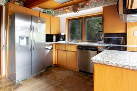 Upgraded stainless steel appliances and new granite countertops.