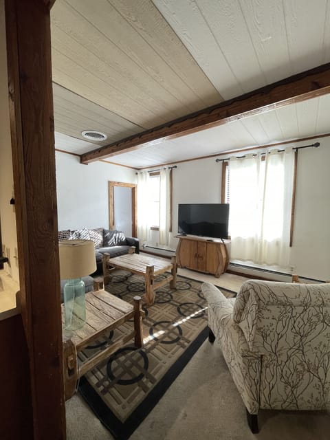 Family Apartment, 1 Bedroom, Kitchen | Living area | TV