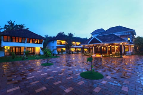 Front of property - evening/night