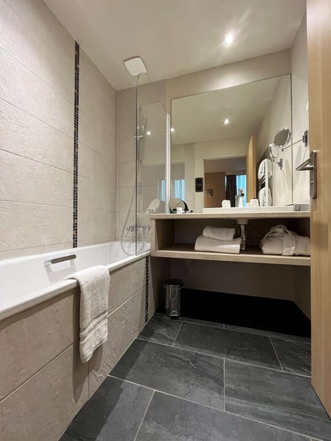 Premium bedding, pillowtop beds, in-room safe, desk