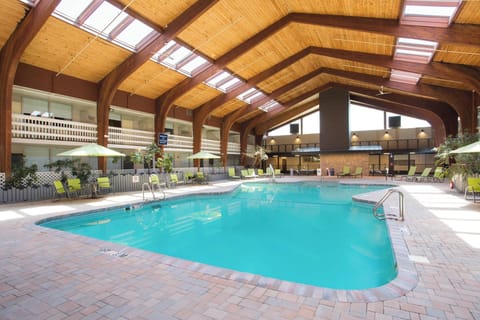 Indoor pool, seasonal outdoor pool