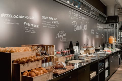 Daily buffet breakfast for a fee