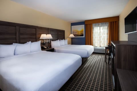 In-room safe, iron/ironing board, free cribs/infant beds, free WiFi