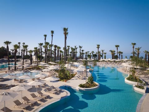 2 indoor pools, 9 outdoor pools, pool umbrellas, sun loungers