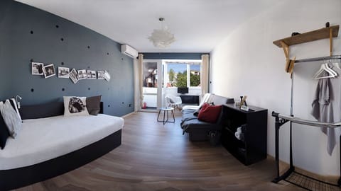 The room in the afternoon