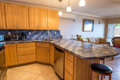 Prepare home cooked meals in this beautiful kitchen.