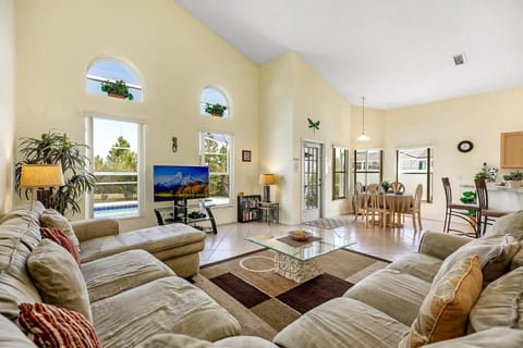 Open plan living area
