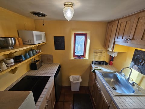 Cook top stove, microwave and fridge