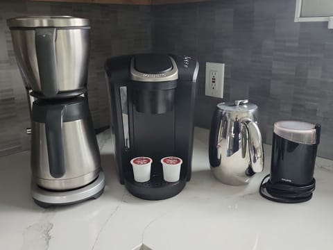 Your morning coffee fix is covered any way you like it brewed.