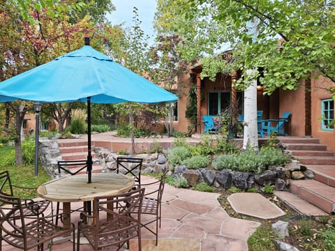 Pick you favorite spot in Celia's multi level patios.