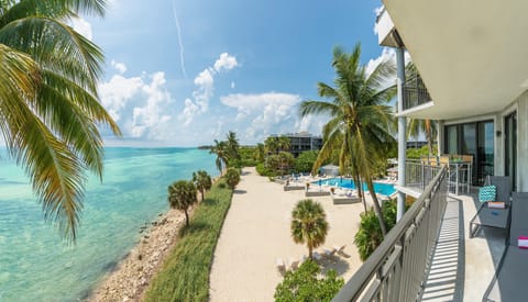 WINDSWEPT PALMS is a three bedroom oceanfront condo...