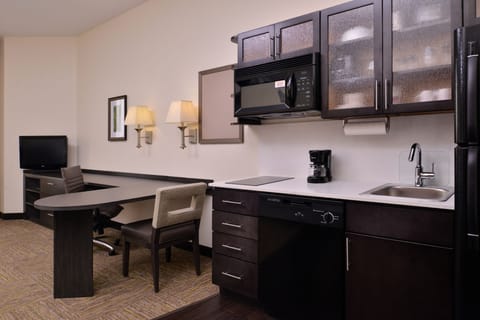 Studio Suite, 2 Queen Beds | Hypo-allergenic bedding, desk, laptop workspace, blackout drapes