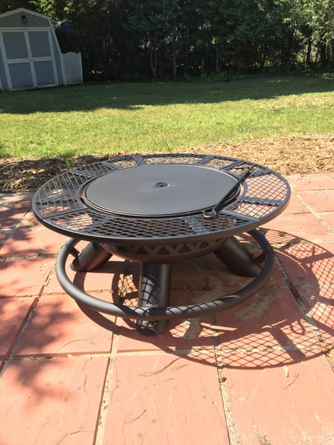 Fire pit for our guests to enjoy.