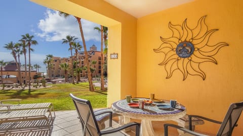 Great ground floor patio.