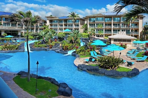 The pool at the Waipouli Beach Resort