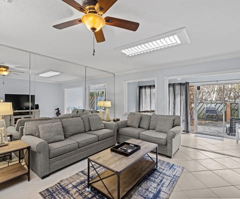 HSRC 1A Living Area With Private Patio View