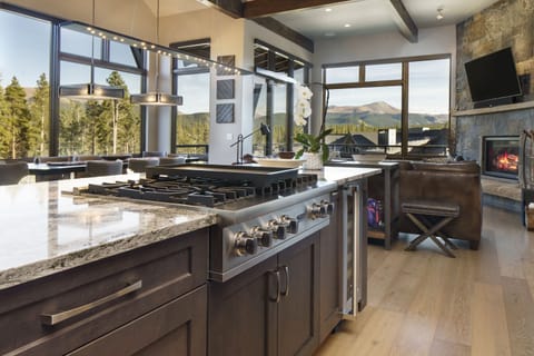 Top of the kitchen in Luxury Breckenridge Vacation Home