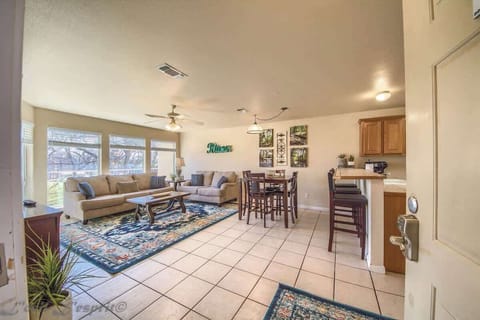 Dining an living room. 