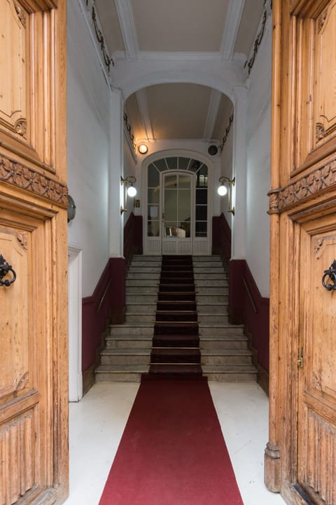 Interior entrance