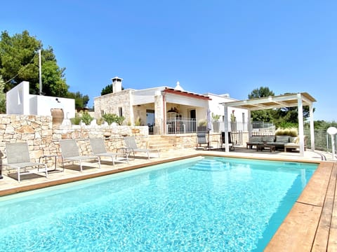 Trullo Falco with private pool and elevated views across the puglian countryside