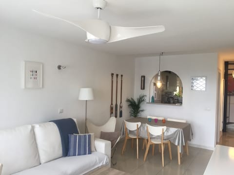 living room with independent entrance