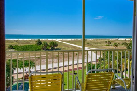Excellent views of Treasure Island Beach from your private balcony