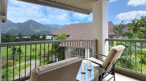 Hanalei Bay Resort #9324 - Ocean & Mountain View Guest Bedroom Suite Lanai - Parrish Kauai