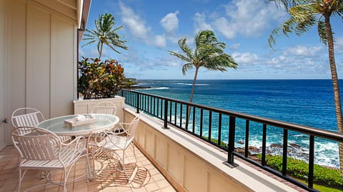 Whalers Cove at Koloa Landing #137 - Oceanfront Dining Lanai - Parrish Kauai