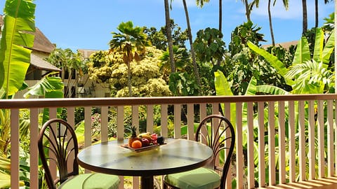 Waikomo Stream Villas #123 - Dining Lanai View - Parrish Kauai