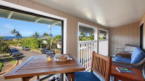Nalo Bungalow at Poipu Beach Suite A - Ocean View Lanai - Parrish Kauai