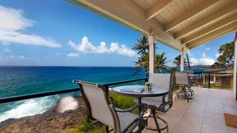 Makahuena at Poipu #5203 - Oceanfront & Sunset Dining Lanai View - Parrish Kauai