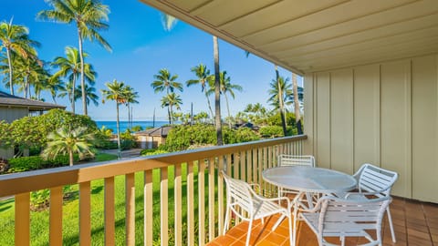 Nihi Kai Villas at Poipu #400 - Ocean View Dining Lanai - Parrish Kauai